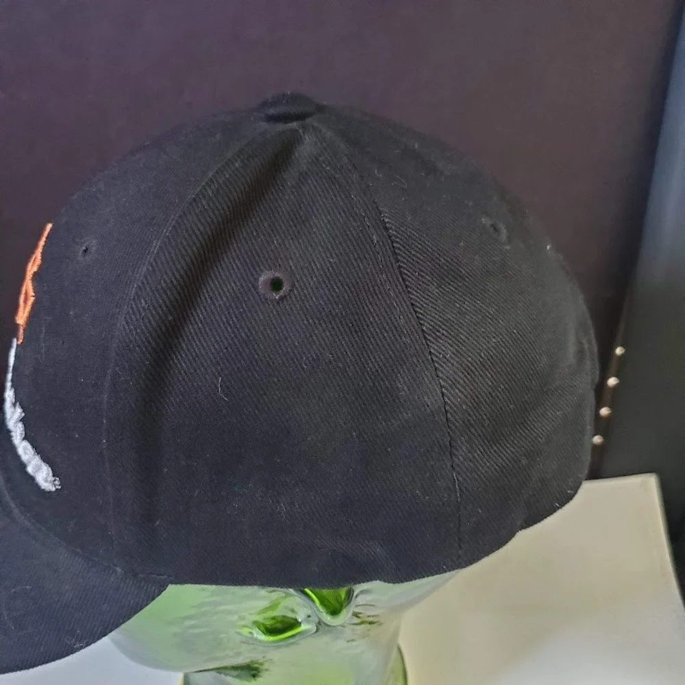 HARLEY-DAVIDSON Black Adjustable Strapback Hat Embroidered Logo & Script